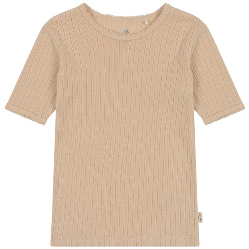 Konges Sløjd GOTS Minnie T-shirt Brazilian Sand 12 Months  Beige  12 måneder  kvinde