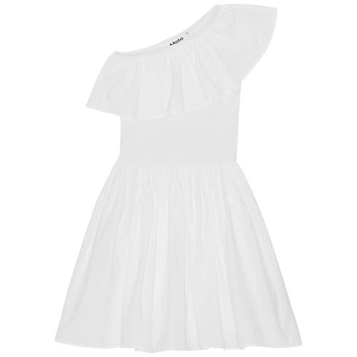 Molo GOTS Chloey Kjole Hvid 98/104 cm  Hvid  98/104 cm  kvinde