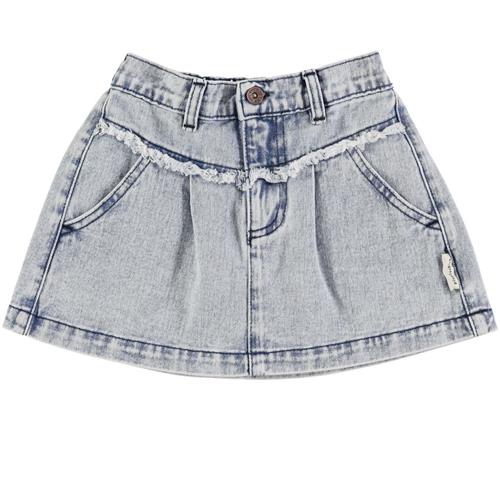 Piupiuchick Nederdel Washed Light Blue 4 Y  Blå  4 år  kvinde