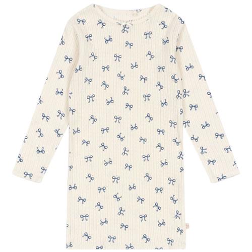 Konges Sløjd Minnie Dress Gots Bow Bleu 5-6 Y  Hvid  5-6 år  kvinde