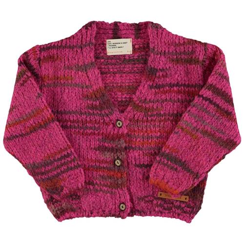Piupiuchick Strikket Cardigan Fuchsia 3 Y  Lyserød  3 år  Unisex