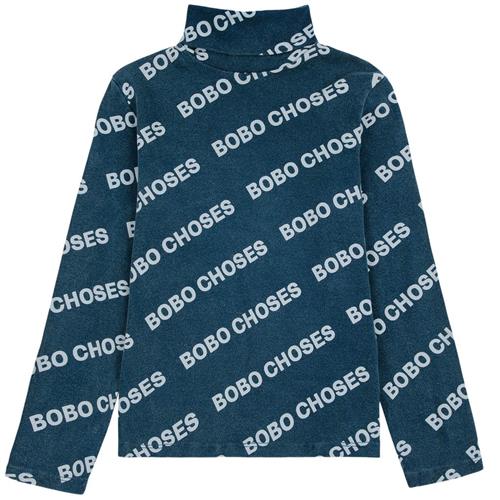 Bobo Choses Ribbet Rullekrave T-shirt Midnight Blue 6-7 Y  Blå  6-7 år  mand