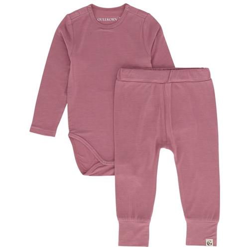 Gullkorn Design Vennen Baby Sæt Berry Purple 68 cm  Lilla  68 cm  Unisex