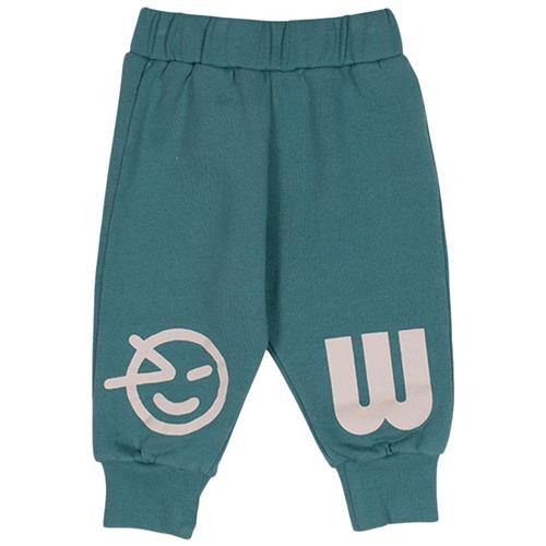 Wynken Mini Logo Joggingbukser Grøn 12 months  Grøn  12 måneder  Unisex
