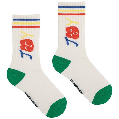 Bobo Choses Smiling Lange Sokker Offwhite 35-37 EU  Creme  35-37 EU  mand