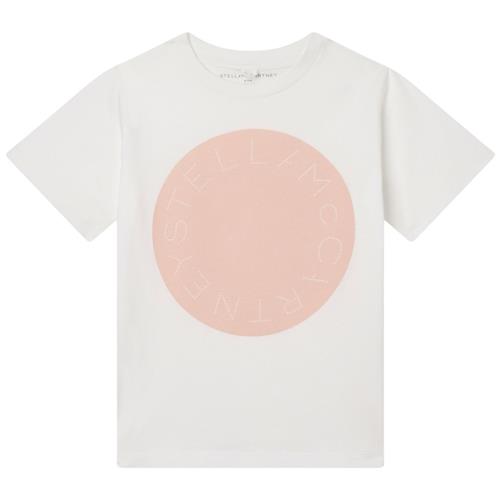 Stella McCartney Kids Logo T-shirt Cremefarvet 14 Y  Creme  14 år  kvinde