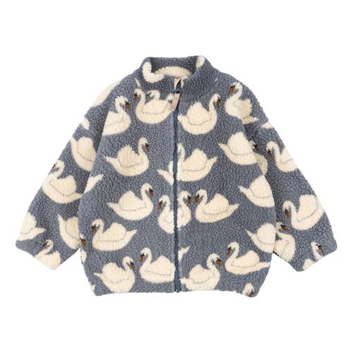 Konges Sløjd JODY Teddyfleecejakke SWAN 5-6 Y  Blå  5-6 år  Unisex