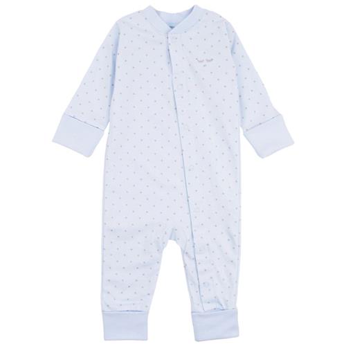 Livly Saturday Polkaprikmønstret Heldragt Blå 56/62 cm  Blå  56/62 cm  mand