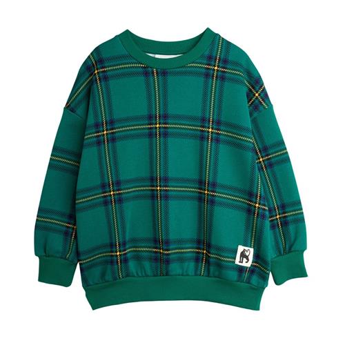 Mini Rodini Tjek Sweater i Green 104/110 cm  Grøn  104/110 cm  Unisex