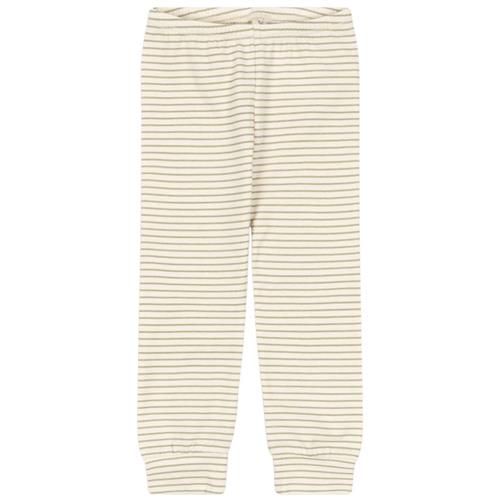 Konges Sløjd GOTS Basic Bukser Tea Stripe 9 months  Beige  9 måneder  Unisex