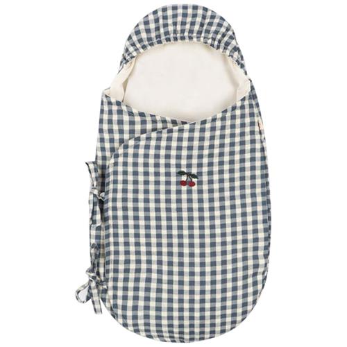 Konges Sløjd Dukke-sovepose Blue Check One Size      kvinde