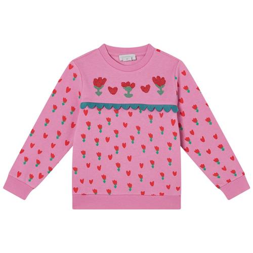Stella McCartney Kids Blomstret Sweatshirt Lyserød 12 Y  Lyserød  12 år  kvinde