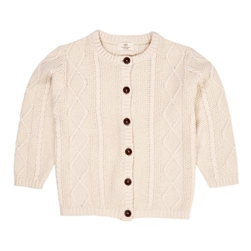 Copenhagen Colors Knitted Cardigan  Cream 74 cm  Creme  74 cm  Unisex