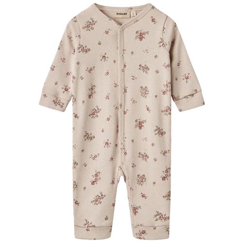 Wheat GOTS Nikola Blomstret Natkjole Pale Lilac Flowers 86 cm  Lilla  86 cm  kvinde