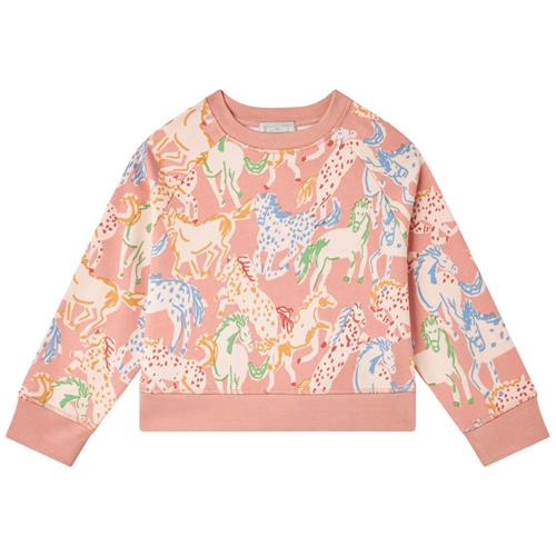 Stella McCartney Kids Mønstret Sweatshirt Lyserød 12 Y  Lyserød  12 år  kvinde