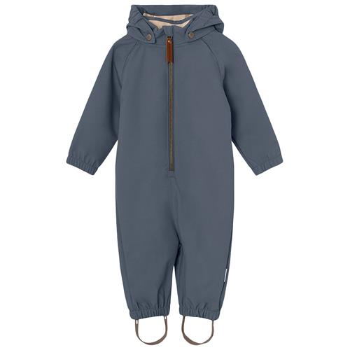 Mini A Ture Arno Softshell-overall Ombre Blue 2 Y  Blå  2 år  Unisex