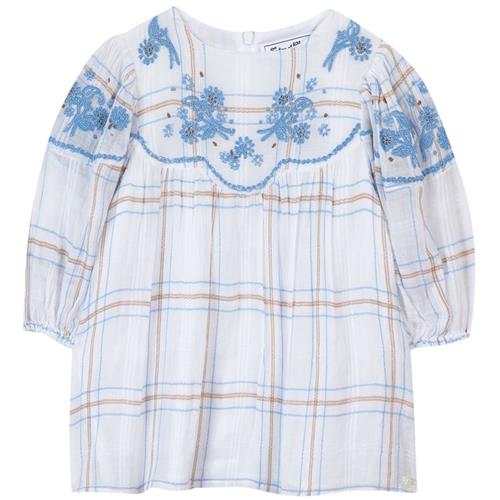 Tartine et Chocolat Broderet Ternet Bluse Hvid 3 Y  Hvid  3 år  kvinde