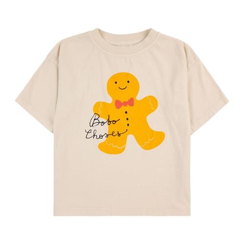 Bobo Choses Gingerbread T-shirt Offwhite 4-5 Y  Hvid  4-5 år  mand