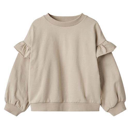 Wheat Sweatshirt L/S Lulle Soft Beige 110 cm  Beige  110 cm  kvinde