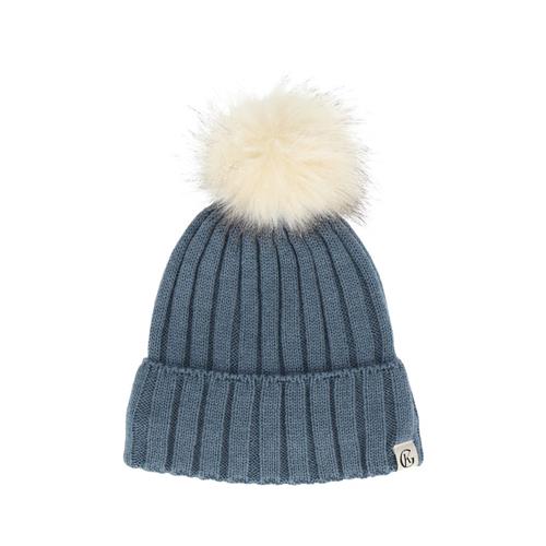 Gullkorn Design Marl Wool Beanie Denimblue 128/140 cm  Blå  128/140 cm  Unisex