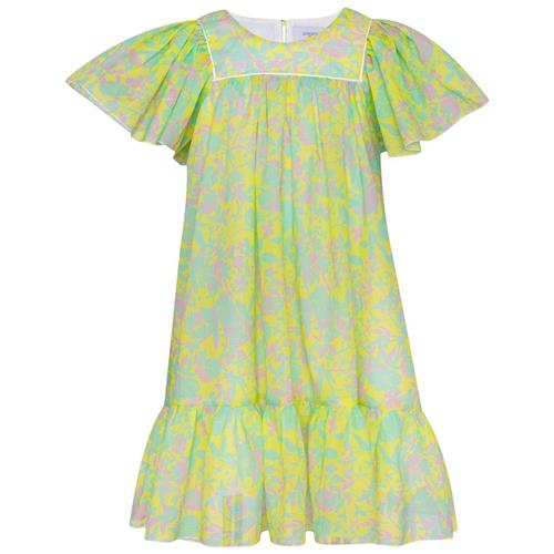 Paade Mode Blomstret Kjole Anemone Yellow 5 Y  Gul  5 år  kvinde