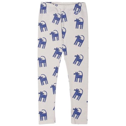 Wynken Emi Mønstrete Leggings Cobalt Blue Cats 10 Y  Blå  10 år  kvinde