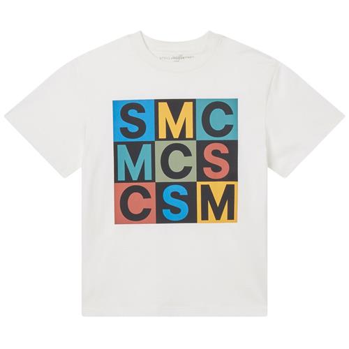 Stella McCartney Kids Logo T-shirt Cremefarvet 10 Y  Creme  10 år  mand