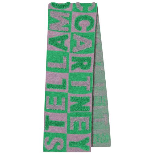 Stella McCartney Kids Logo Tørklæde Grøn 2-4 Y  Grøn  2-4 år  kvinde