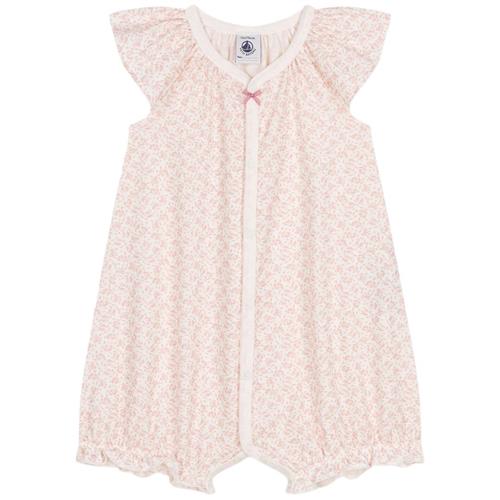 Petit Bateau Blomstret Romper Lyserød 6 months  Lyserød  6 måneder  kvinde