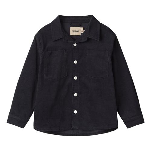 Wheat GOTS Akton Skjorte Navyblå 98 cm  Marineblå  98 cm  mand