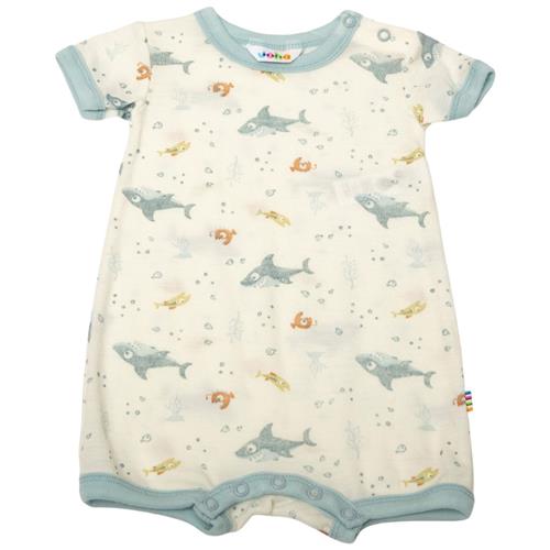 Joha Mønstret Romper Lyseblå 60 cm  Blå  60 cm  Unisex