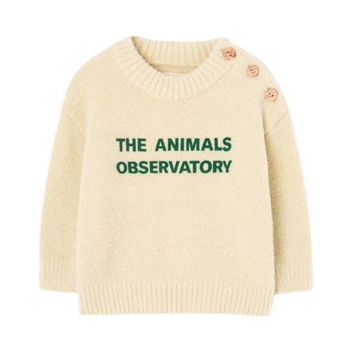 The Animals Observatory Bobcat Baby sweater Soft Yellow 12 months  Gul  12 måneder  Unisex
