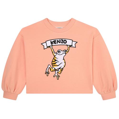 Kenzo Sweatshirt Med Tryk Nude 2 Y  Lyserød  2 år  kvinde