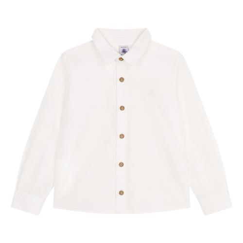 Petit Bateau Skjorte Hvid 4 Y  Hvid  4 år  mand
