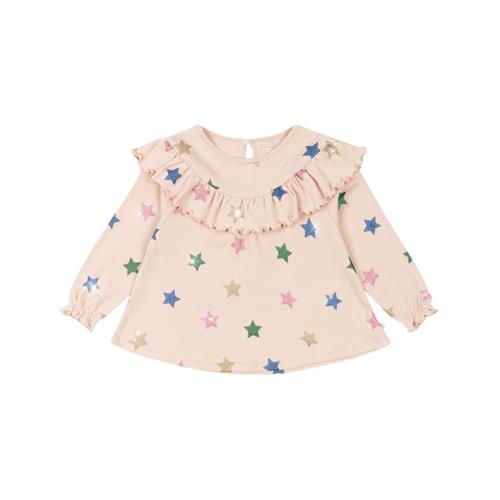 Konges Sløjd Malli Glitter Bluse Gots Star Glitter 3 Y  Lyserød  3 år  kvinde