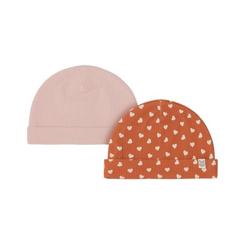 Kuling 2-pak GOTS Detroit Huer Light Ginger Hearts/Woody Rose 44/46 cm  Lyserød  44/46 cm  Unisex