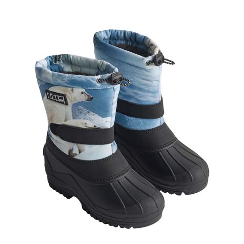 Molo Driven Vinterstøvler Polar Bear Joy 33 EU  Blå  33 EU  Unisex