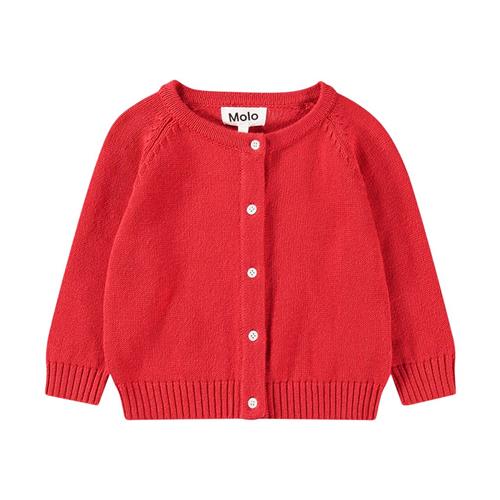 Molo Bobi Cardigan Adrenaline Rush 98 cm  Rød  98 cm  Unisex