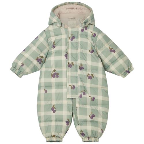 garbo&friends Ternet Baby-flyverdragt Med Blommer Grøn 50/56 cm  Grøn  50/56 cm  Unisex