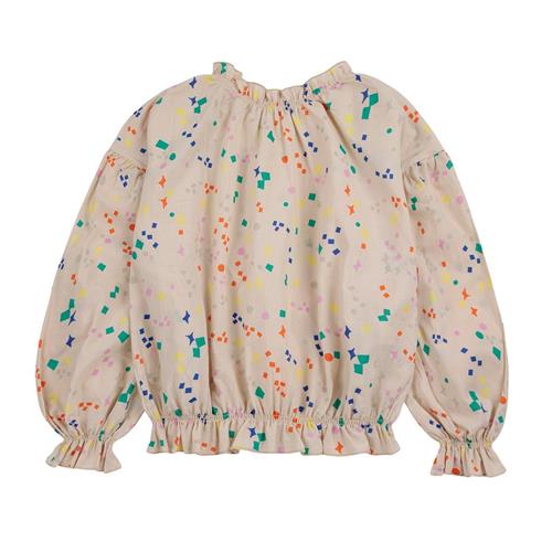 Bobo Choses Glitrer Overalt Vævet Bluse Offwhite 2-3 Y  Hvid  2-3 år  kvinde
