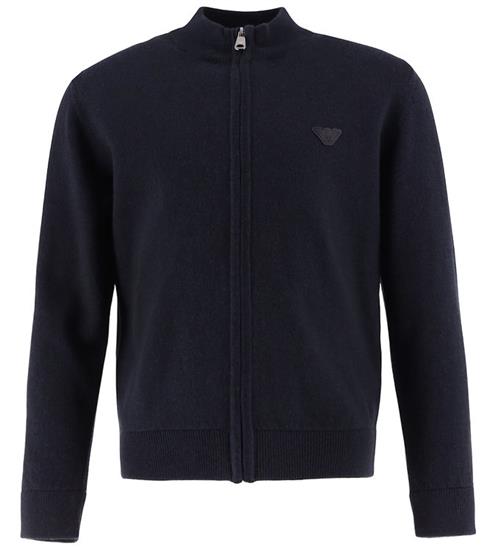 Emporio Armani Cardigan - Strik - Uld - Blue Navy
