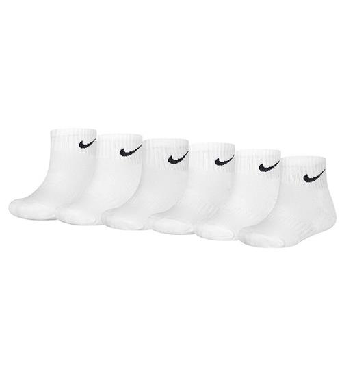 Se Nike Ankelstrømper - Cushioned - Dri-Fit - 6-Pak - Hvid ved KidsWorld