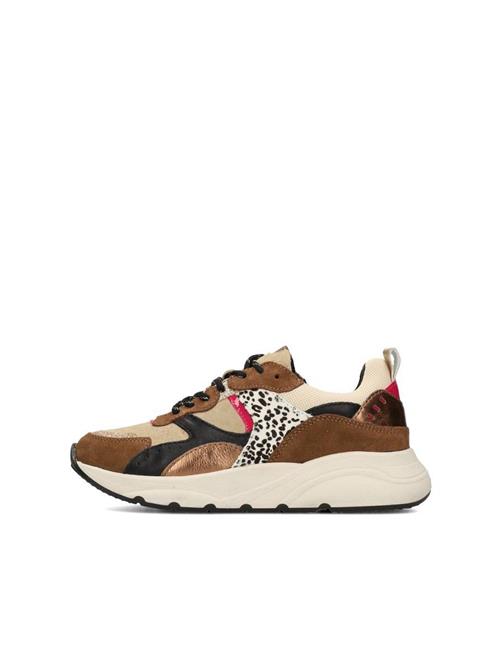 PS Poelman Sneaker low 'Cibel'  brun / pink / sort / hvid