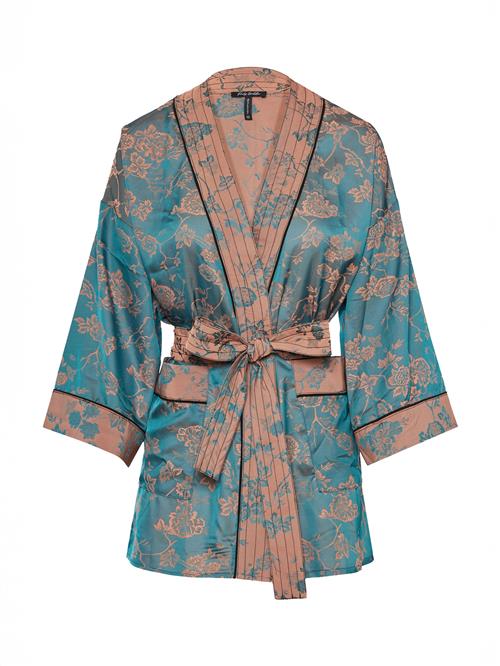 Funky Buddha Kimono  blå / pink