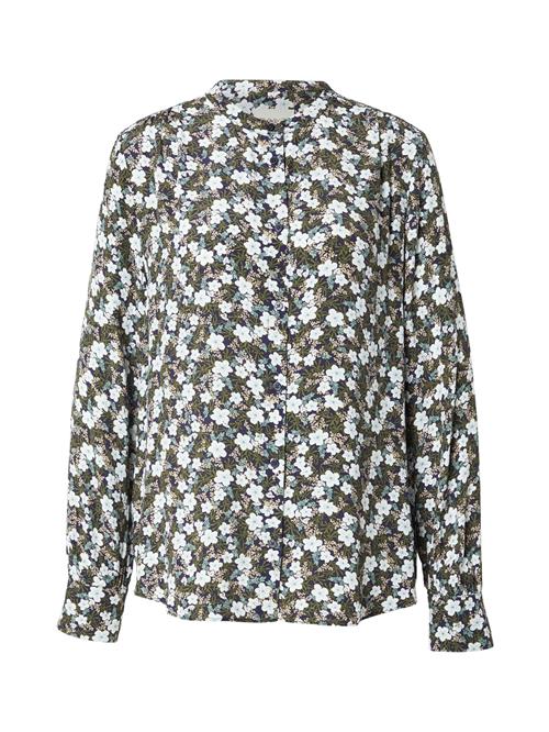 GANT Bluse  ecru / ensian / oliven / hvid