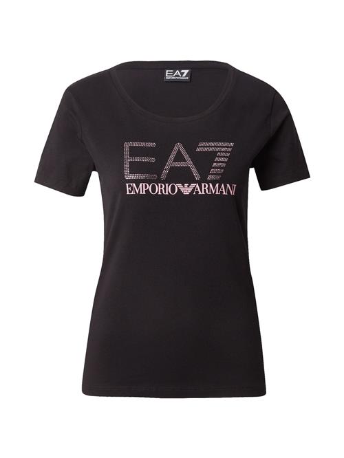 EA7 Emporio Armani Shirts  lyserød / sort