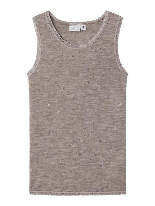NAME IT Undertrøje  beige-meleret
