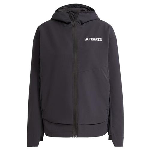 ADIDAS TERREX Udendørsjakke 'Terrex Multi Softshell'  sort / hvid