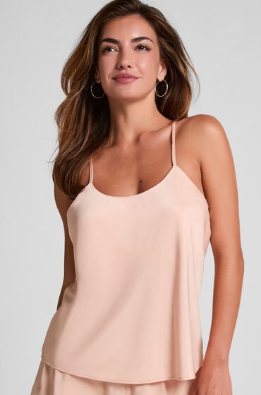 Hunkemöller Cami top Satin Ayla Lyserød