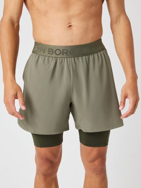 Björn Borg Borg 2 In 1 Shorts Grøn, M